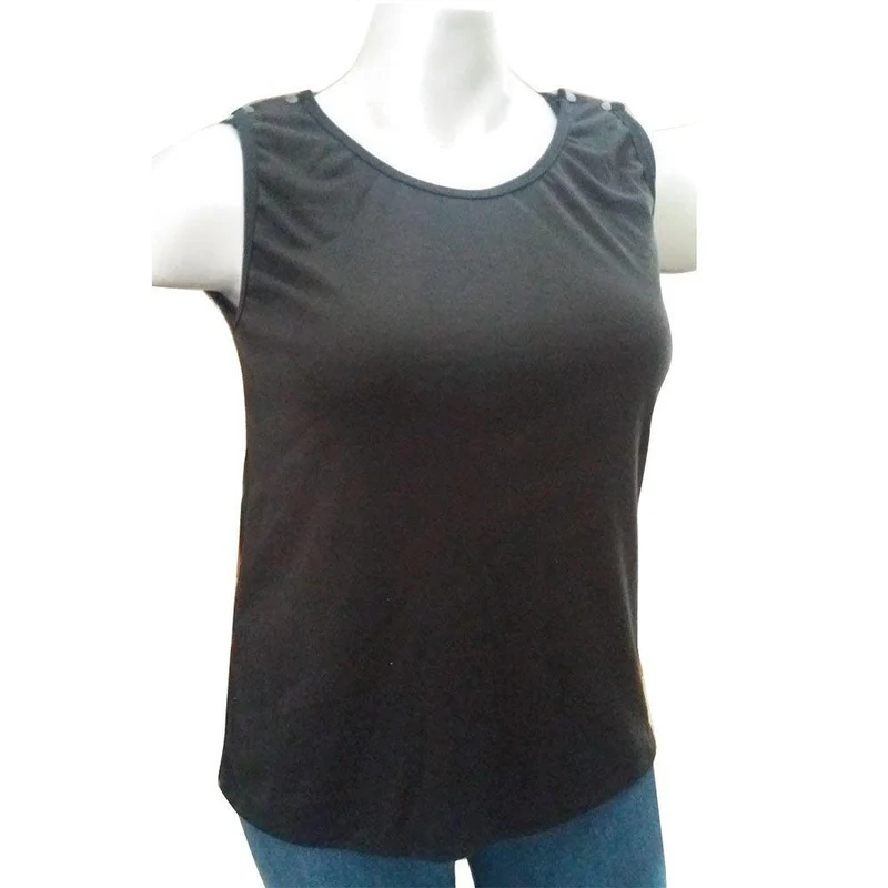 camiseta manga sisa deportiva negra m