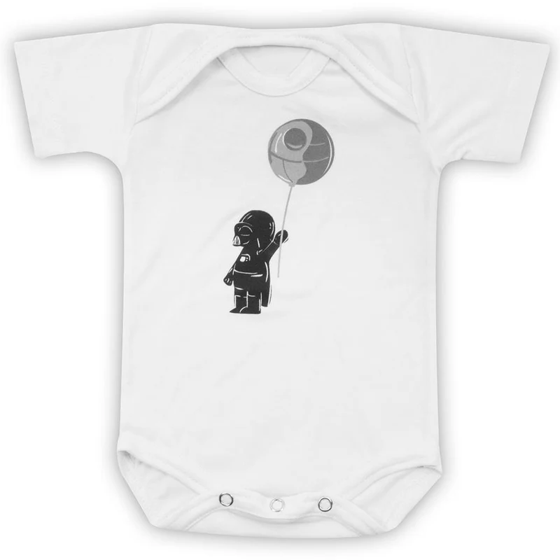 body blanco estampado darth vader
