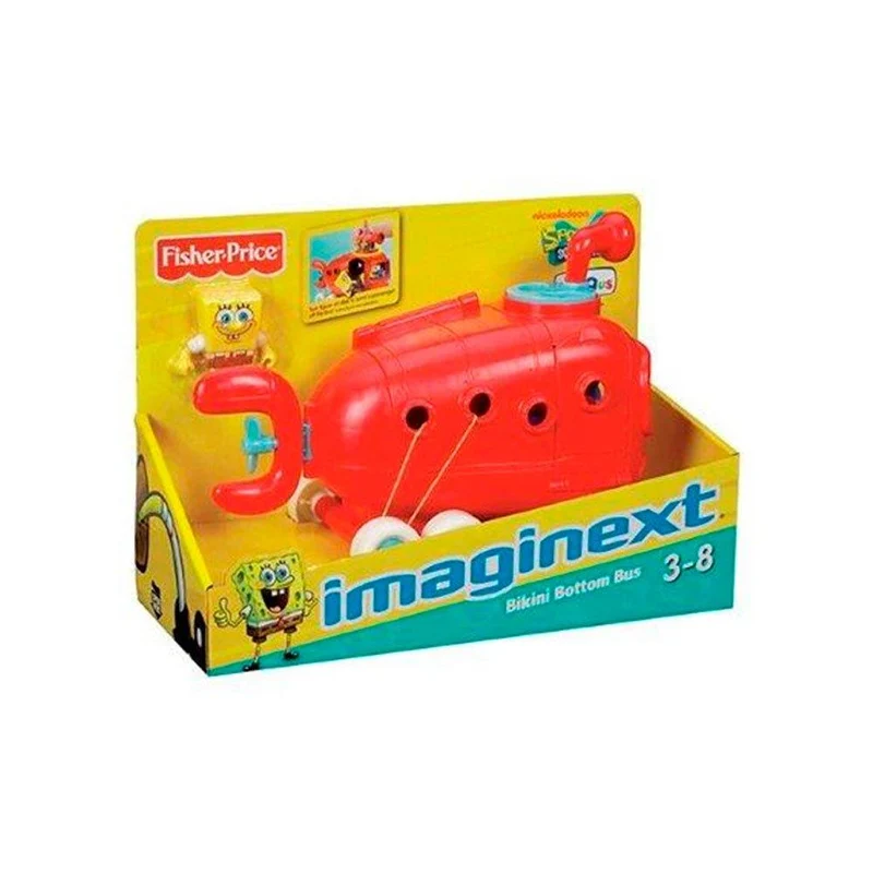 fisher price imaginext bob esponja submarino