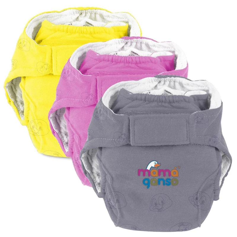 panales reutilizables x3 etapa 2 amarillo fucsia y gris
