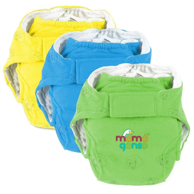 panales reutilizables x3 etapa 3 verde amarillo y azul
