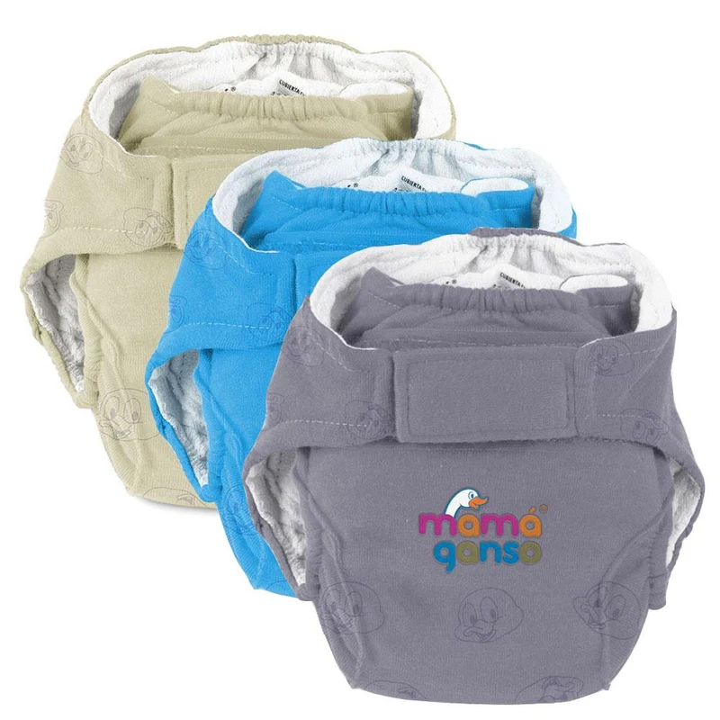 panales reutilizables x3 etapa 3 marfil gris y azul