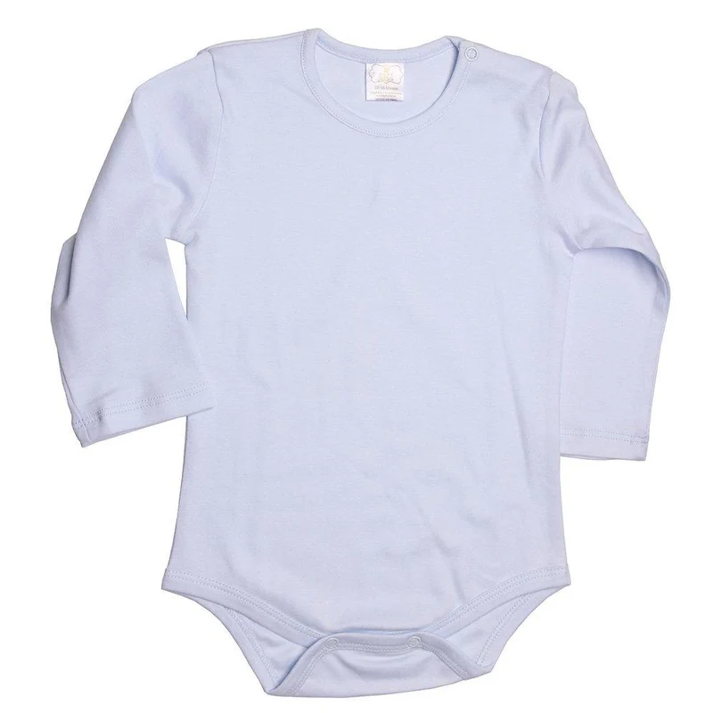 body manga larga azul celeste 12 18m