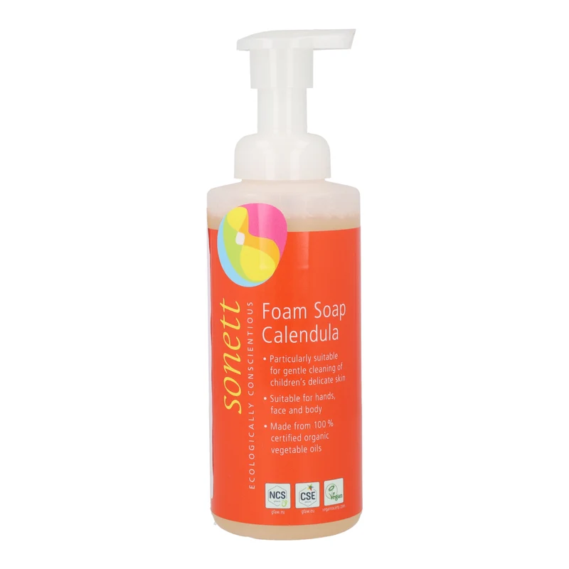 Jabón infantil caléndula en espuma Sonett 200ml