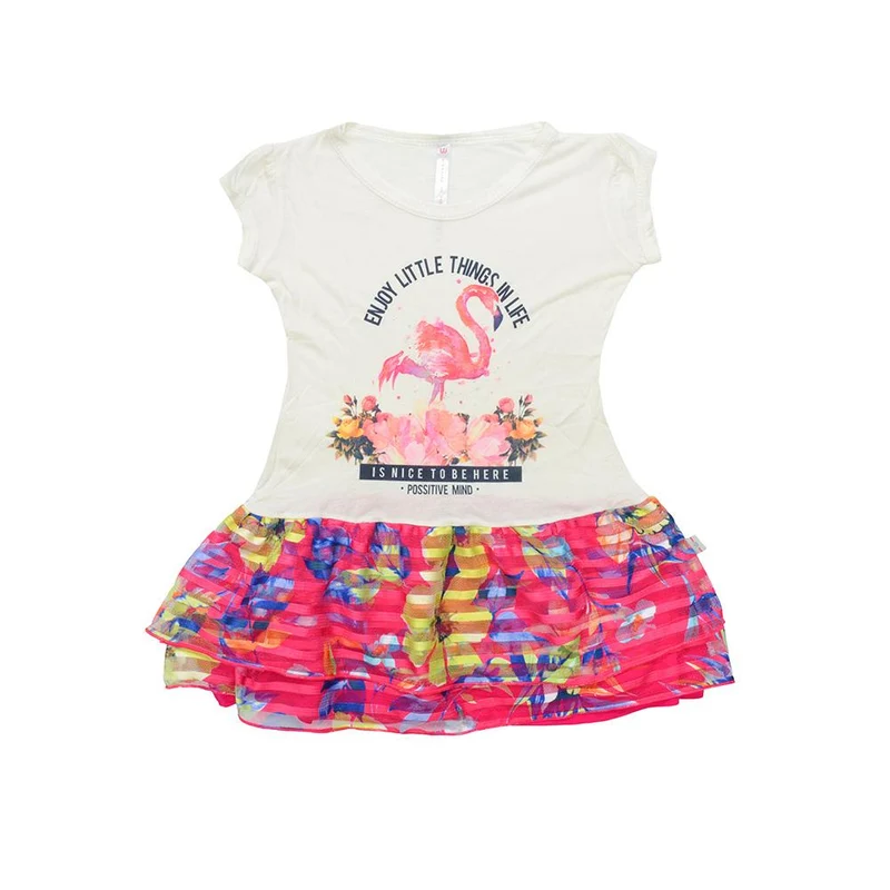 vestido fashion fucsia 4t