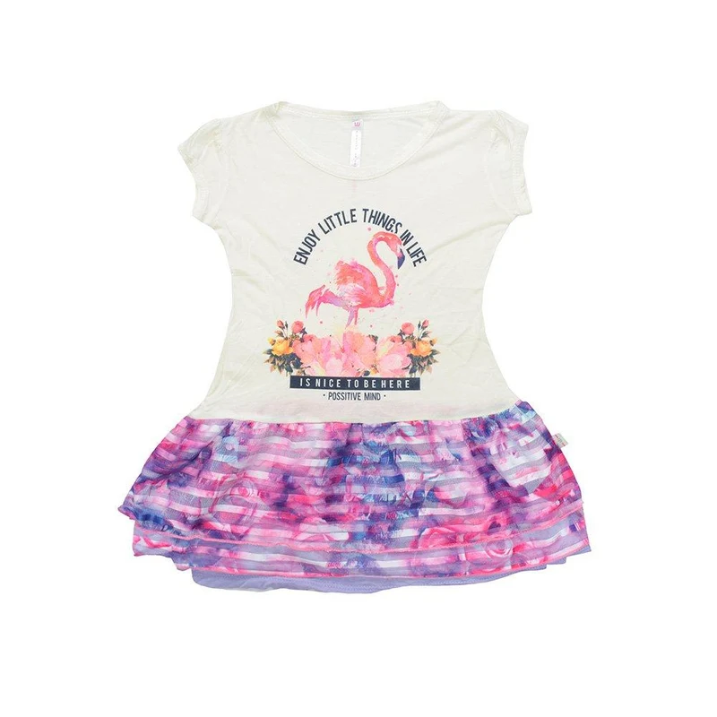 vestido fashion morado 4t