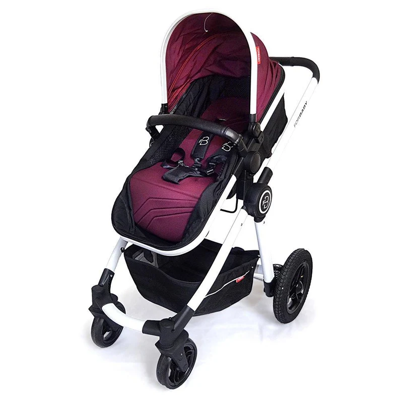 coche cuna de lujo morado forbaby