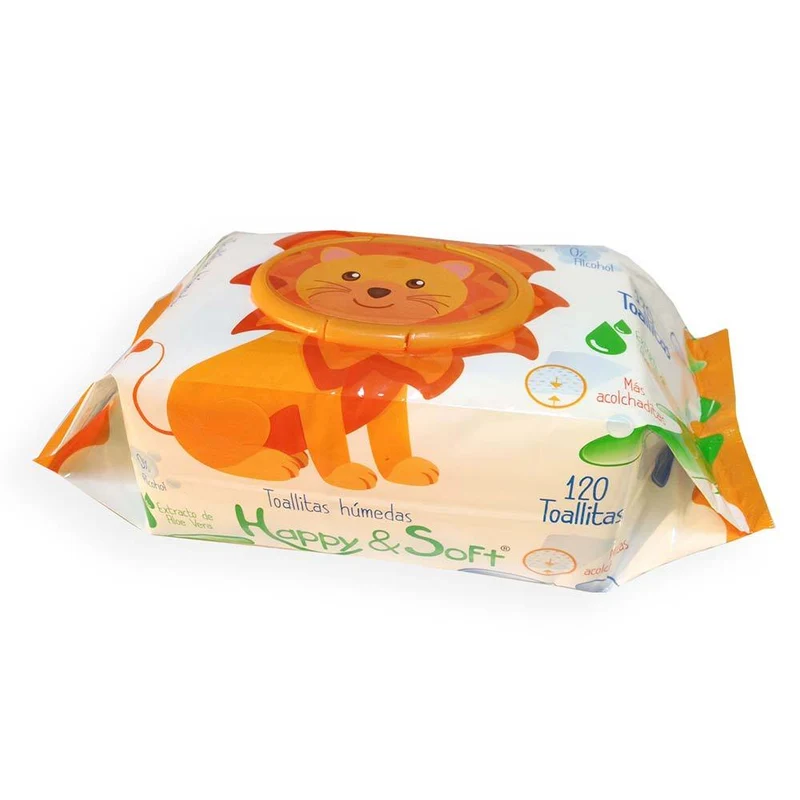 toallitas humedas x120 happy y soft