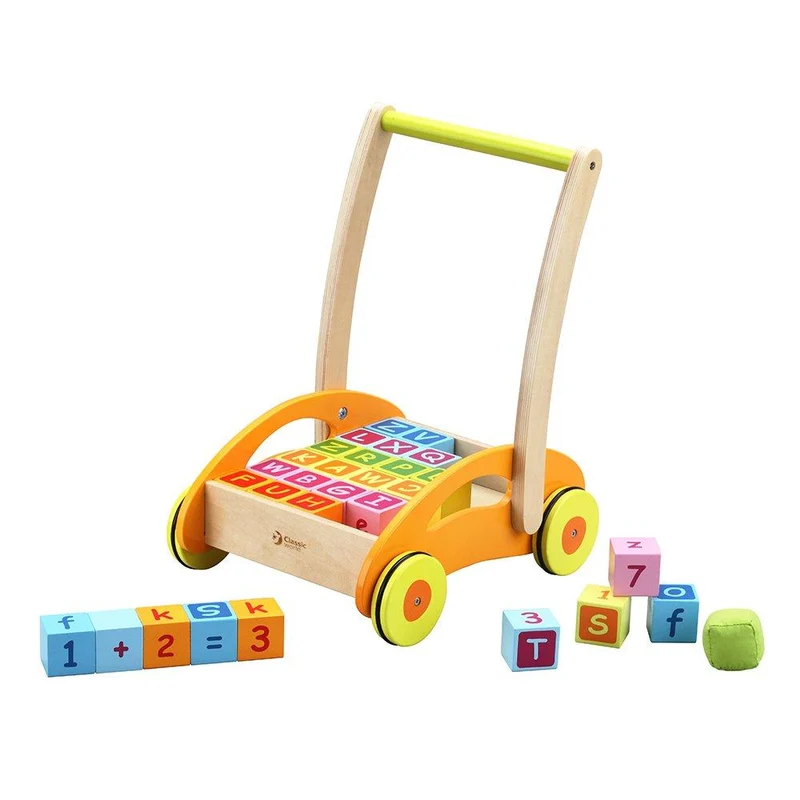 baby walker with blocks