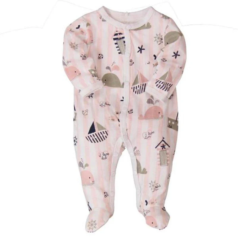 pijama rosada ballenas rn
