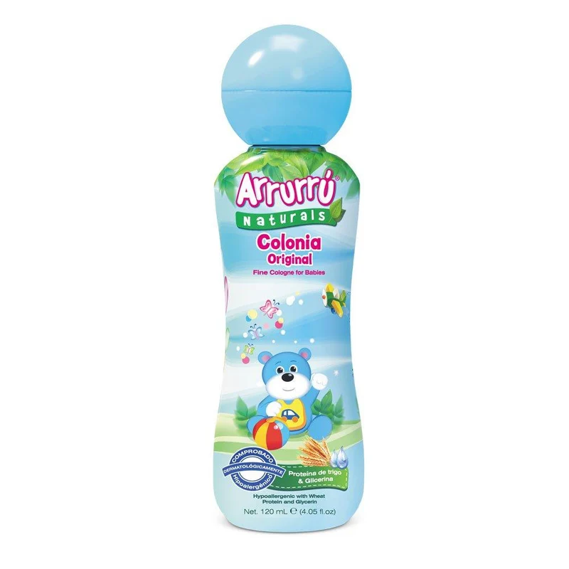 arrurru naturals colonia original x 120 ml azul