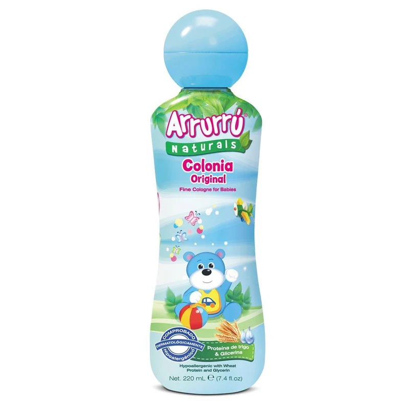 arrurru naturals colonia original x 220 ml azul