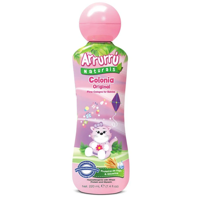 arrurru naturals colonia original x 400ml rosado