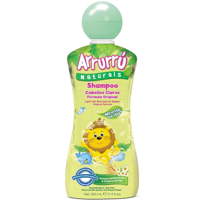 arrurru naturals shampoo cabellos claros x 220 ml