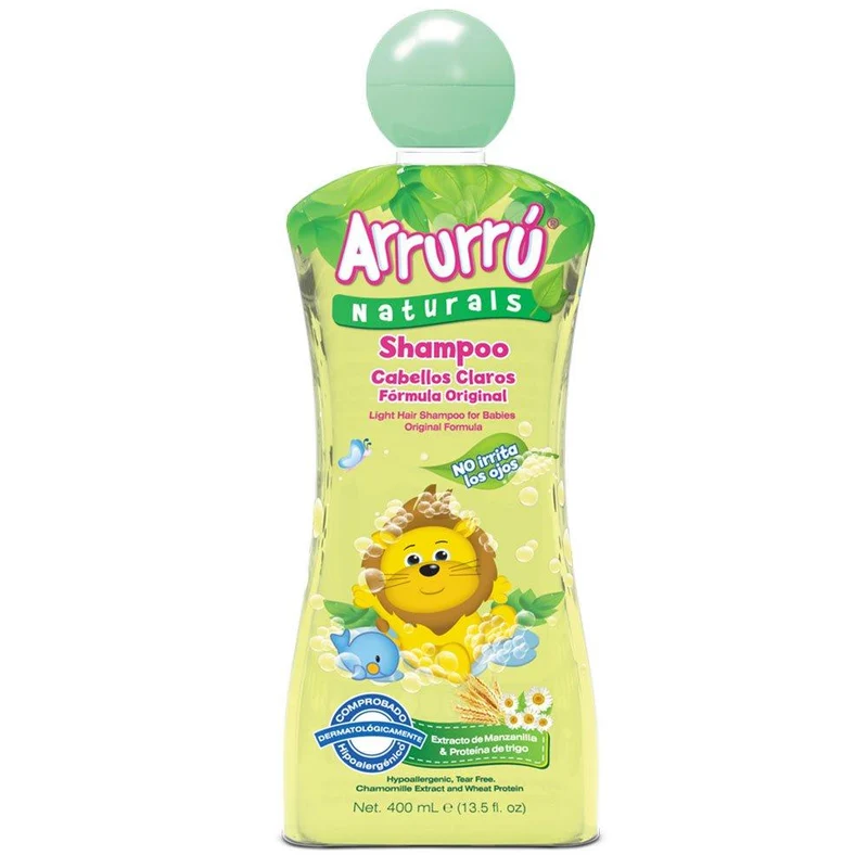 arrurru naturals shampoo cabellos claros x 400ml