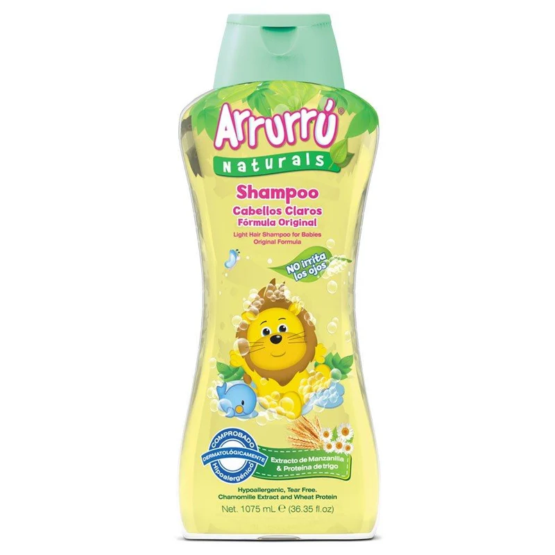 arrurru naturals shampoo cabellos claros x 1075ml