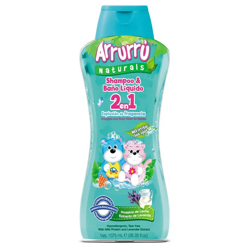 arrurru naturals shampoo ybano liquido 2 en 1 x1075m