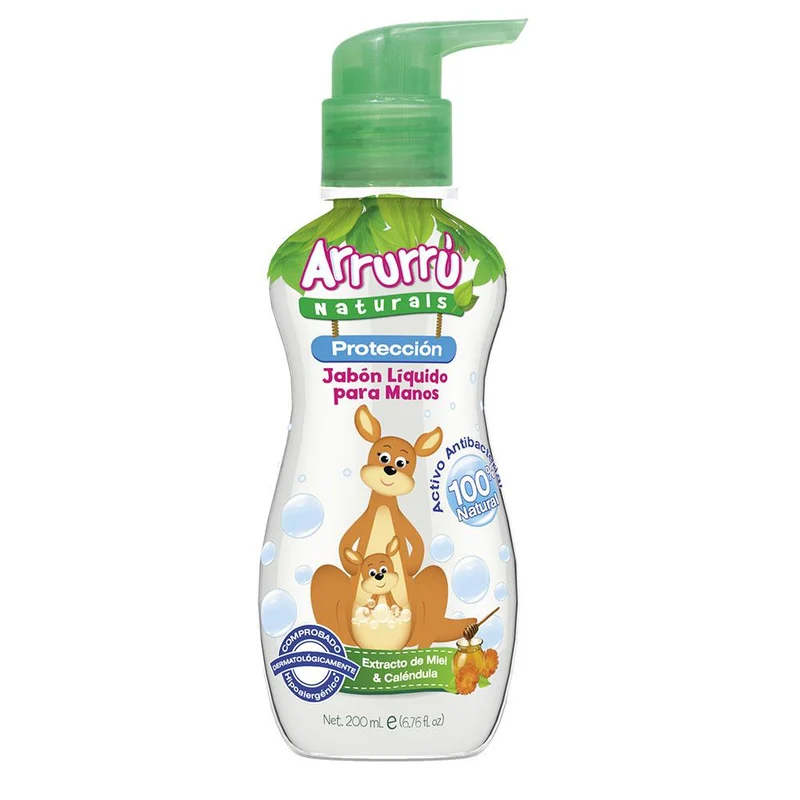 arrurru naturals proteccion jabon liquido para manos x 200ml