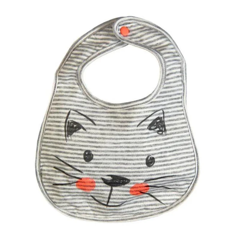 babero gris gatico 1 3m