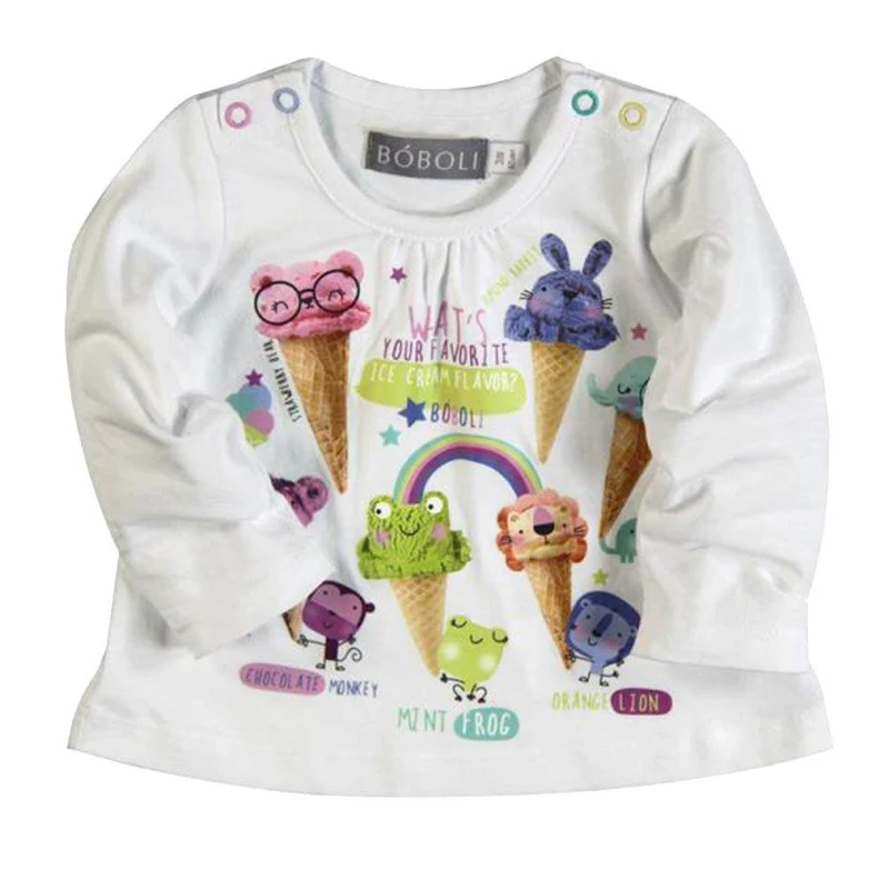 camiseta manga larga helados