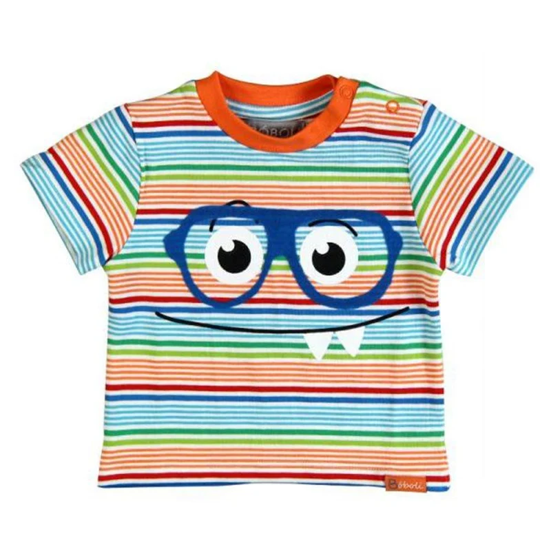 camiseta rayas ojos 9 12m