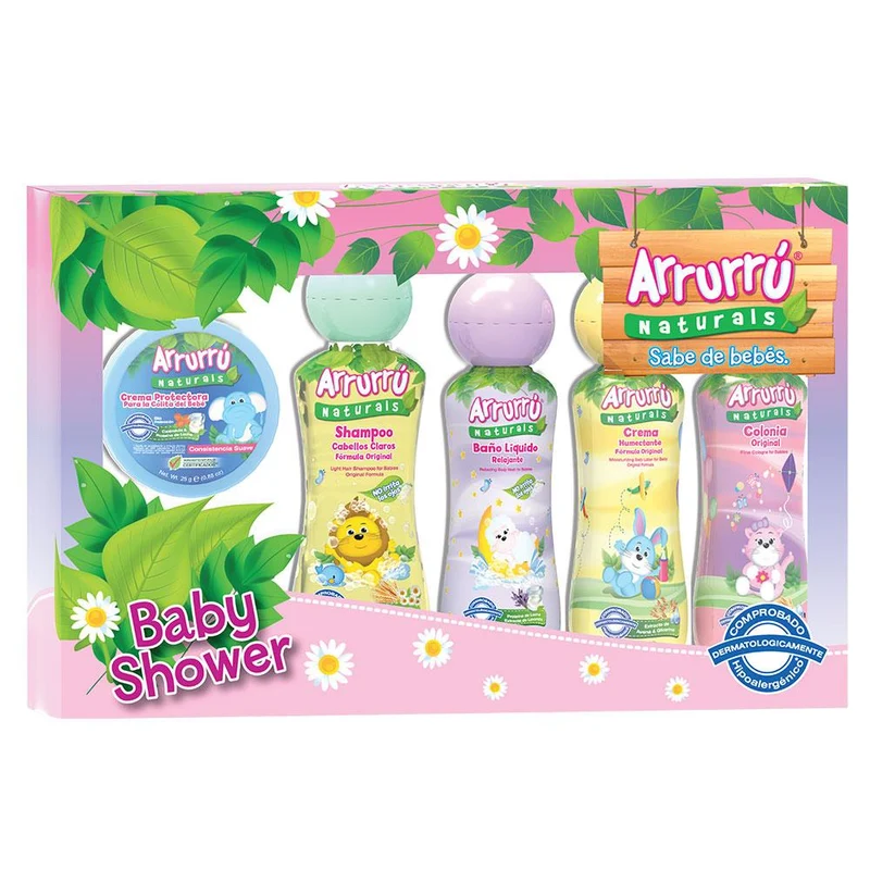 estuche arrurru naturals baby shower surtido nina