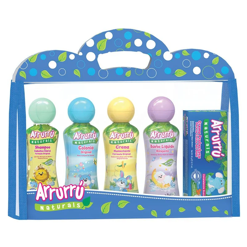 estuche arrurru naturals abuelita azul