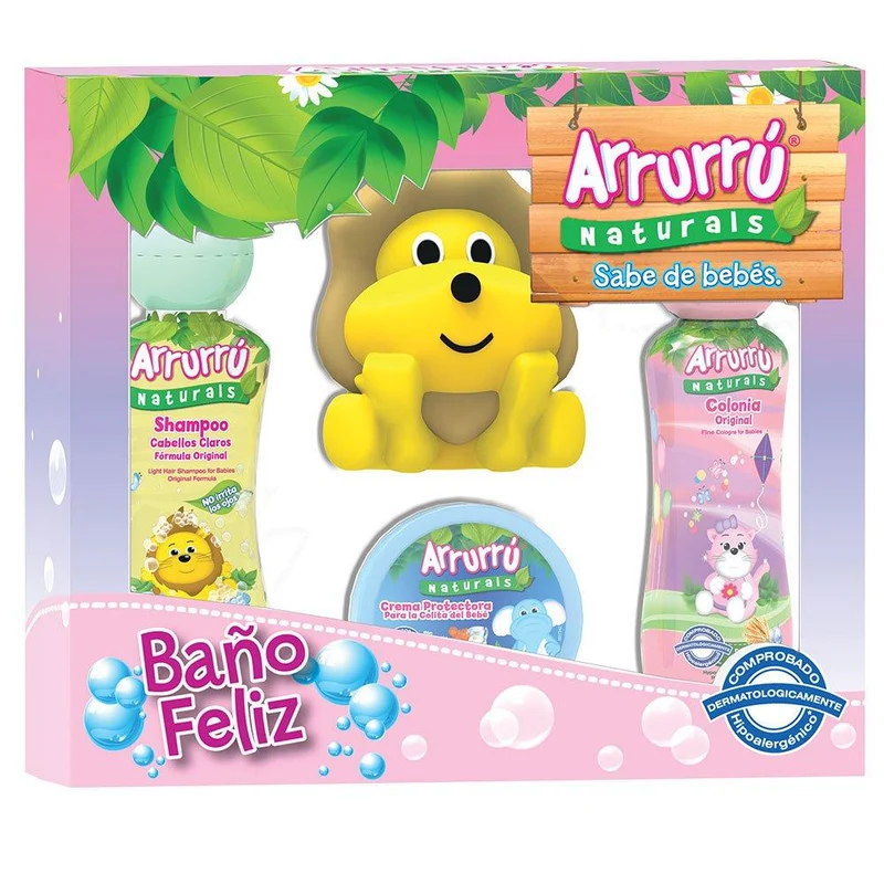 estuche arrurru naturals bano feliz surtido nina