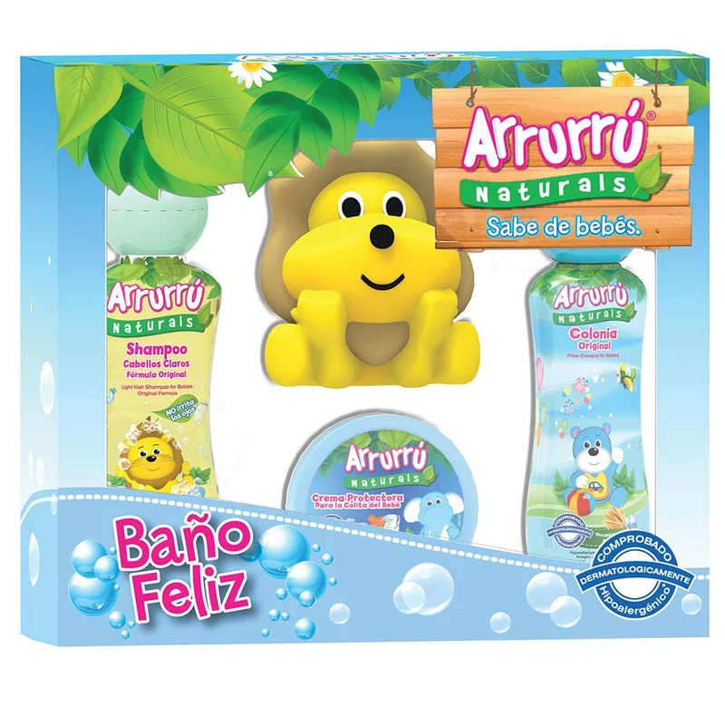 estuche arrurru naturals bano feliz surtido nino