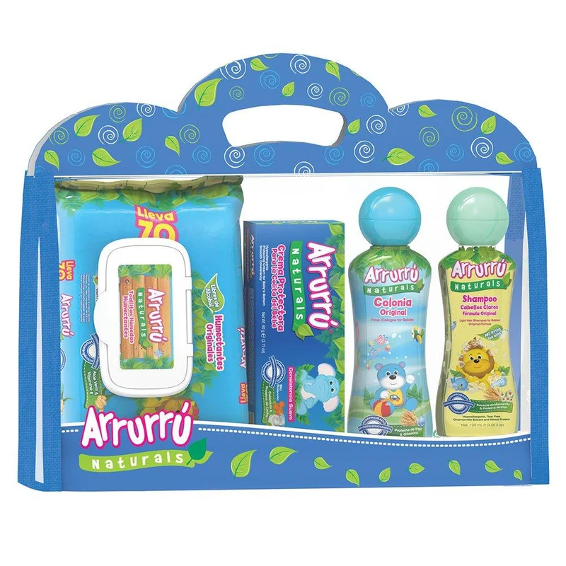 arrurru naturals estuche lullaby azul