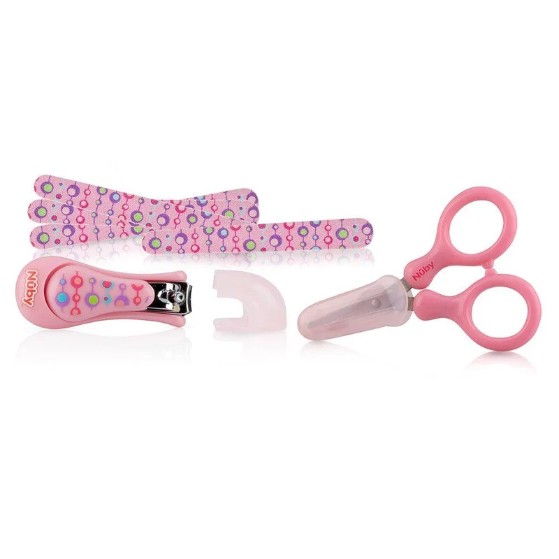 set de manicure nuby premium rosado