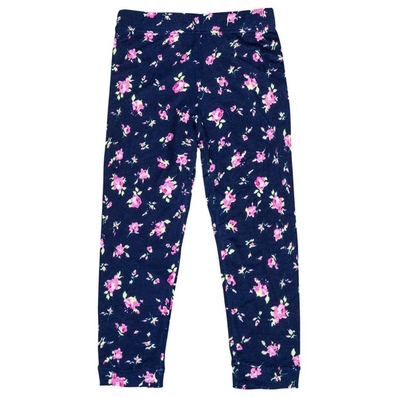 leggings de flores azul oscuro 12 18m