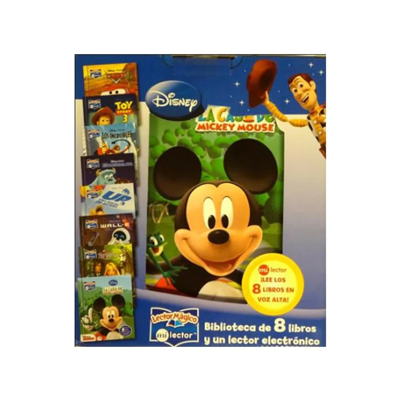 biblioteca disney pixar lector magico 8