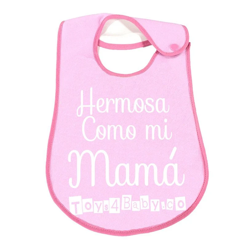 babero hermosa nina