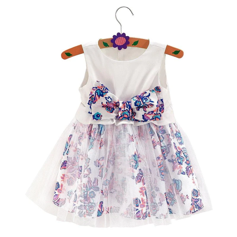 blanco tela estampada y tull 9m