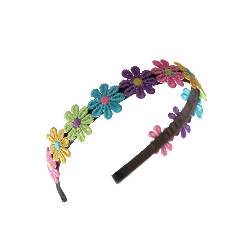 diadema encaje de flores