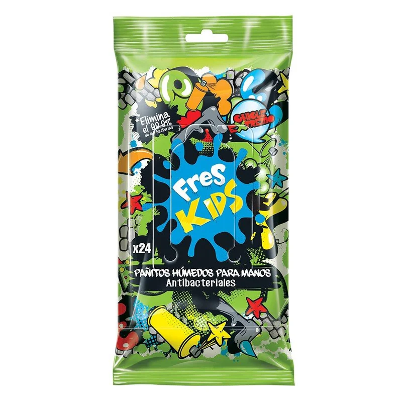 panos antibacteriales freshkids nino x72 unidades