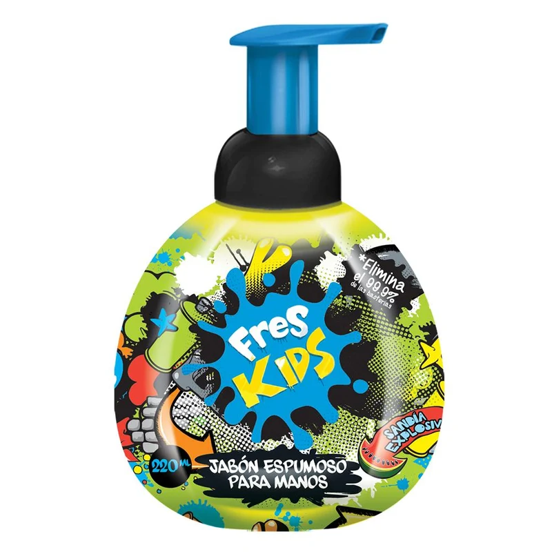 jabon en espuma x220ml freshkids nino