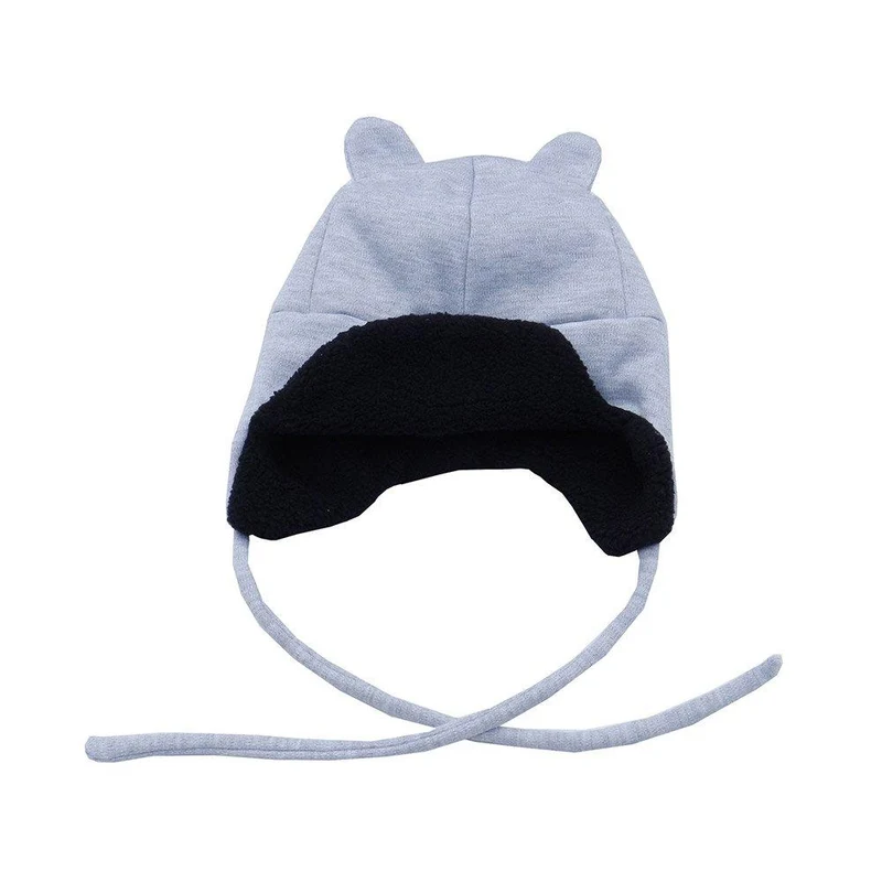 gorro osito gris negro 46 cm rumpumpel