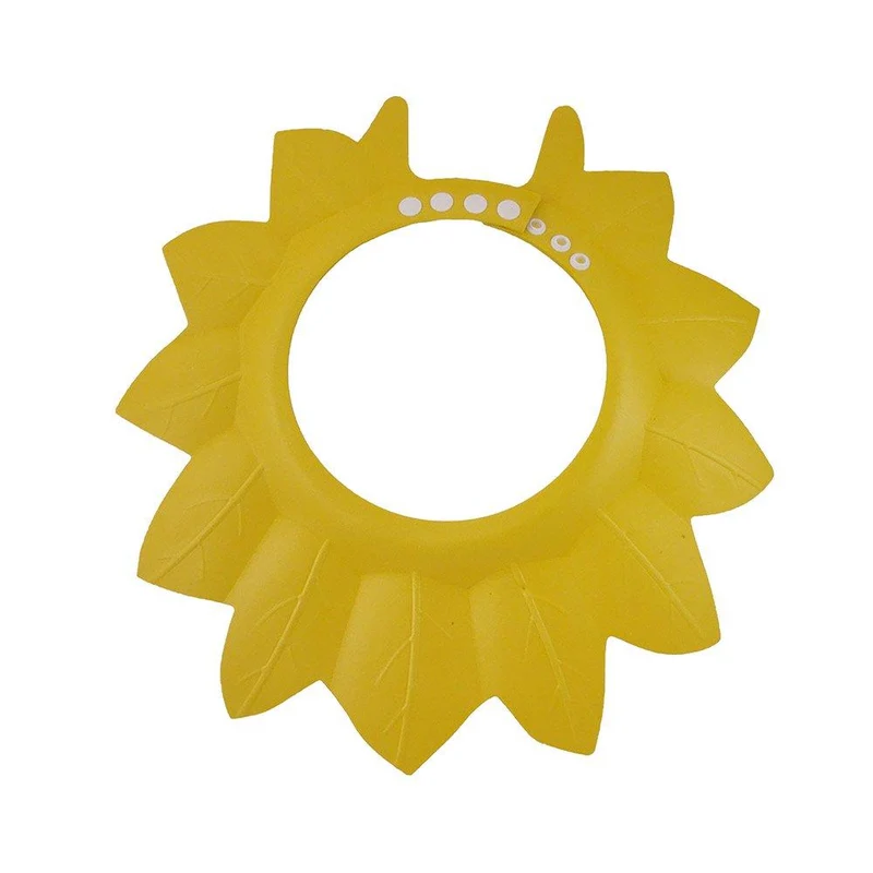 sombrero o gorro de bano para bebe amarillo