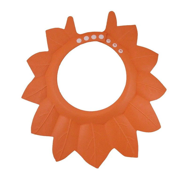 sombrero o gorro de bano para bebe naranja