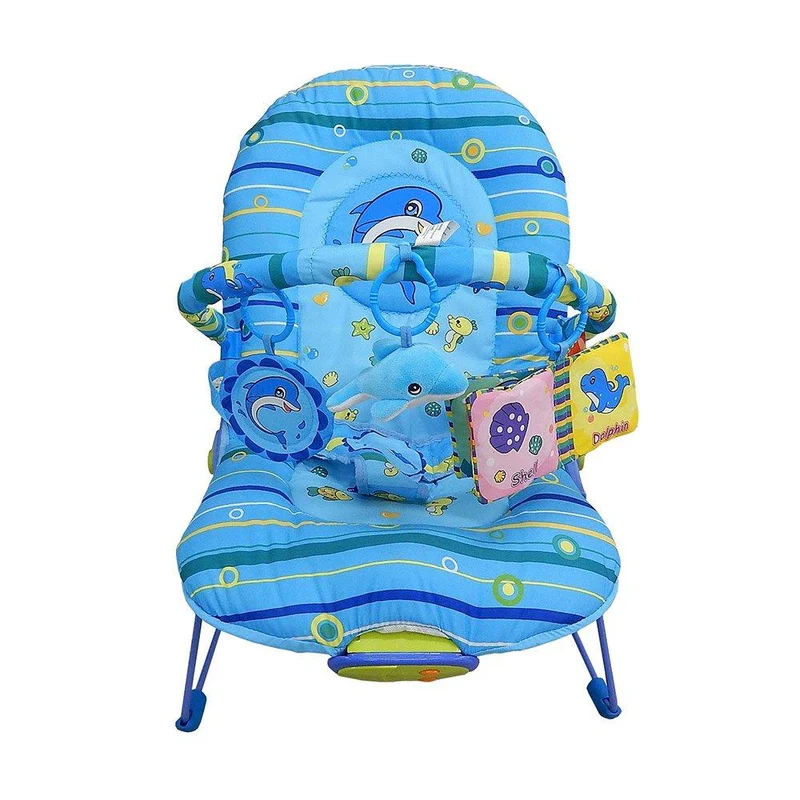 silla mecedora rosita azul