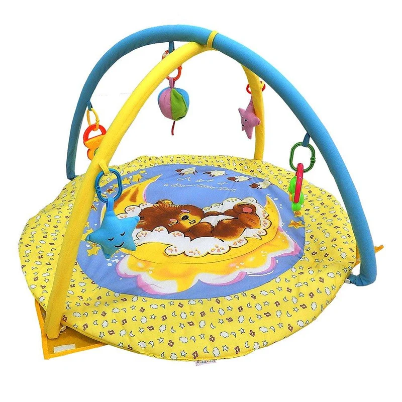 gimnasio para bebe amarillo