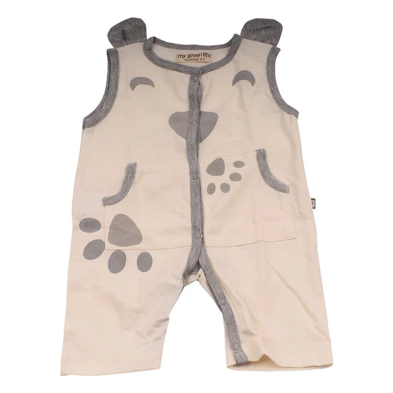 enterizo bolsillo kanguro beige 0 3