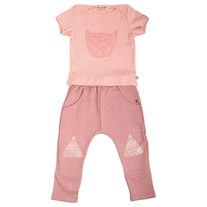 conjunto my cat rosado