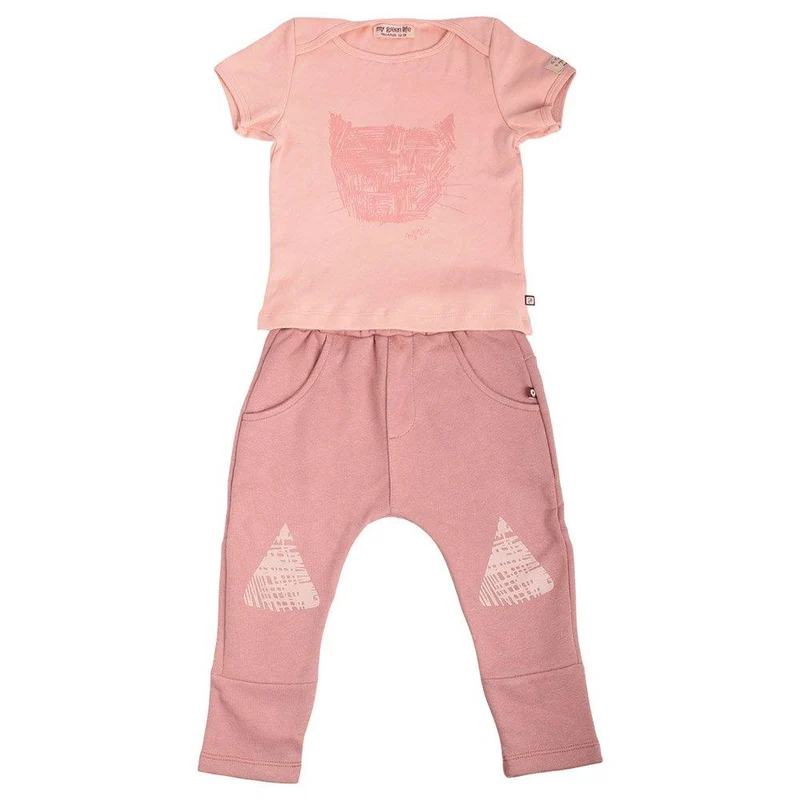 conjunto my cat rosado 12 18