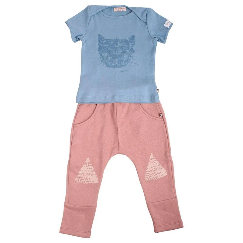 conjunto my cat azul y rosa 0 3