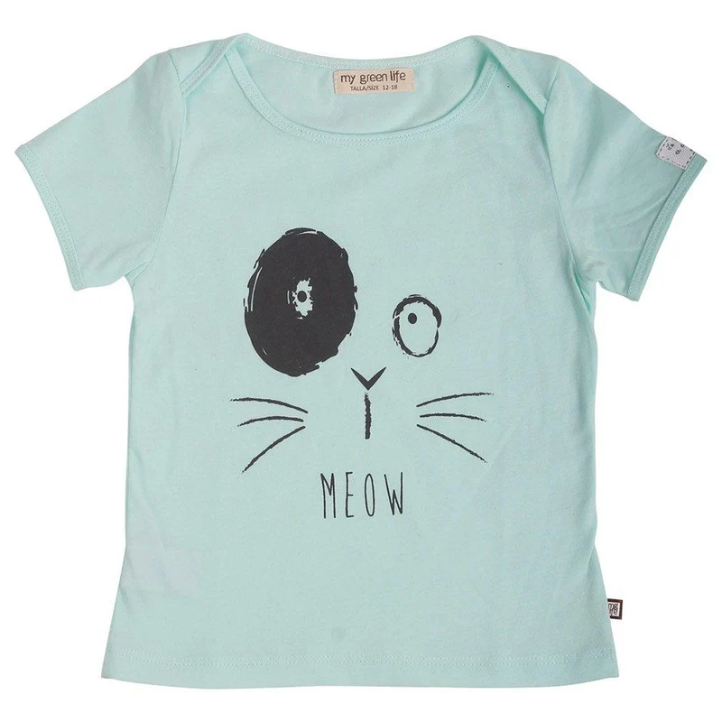 camiseta gatico parche 18 24