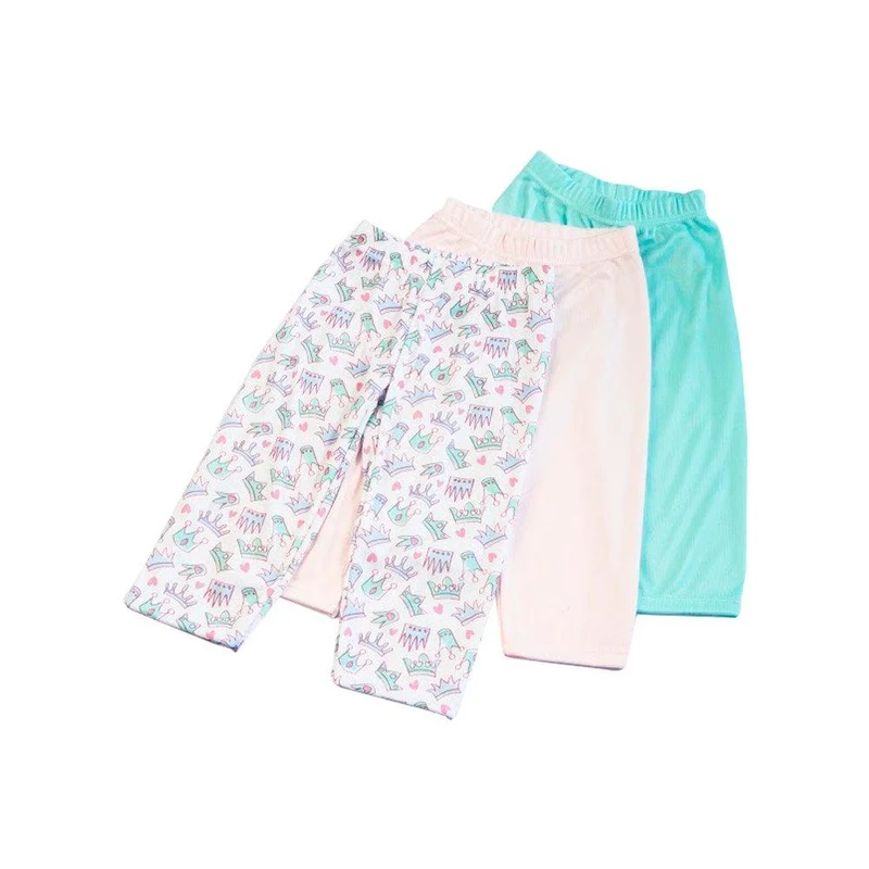 pack 3 uds pantalon bebe 0 6 rosado claro
