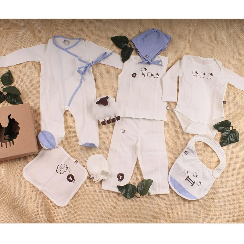 set de rayas azul oscuro